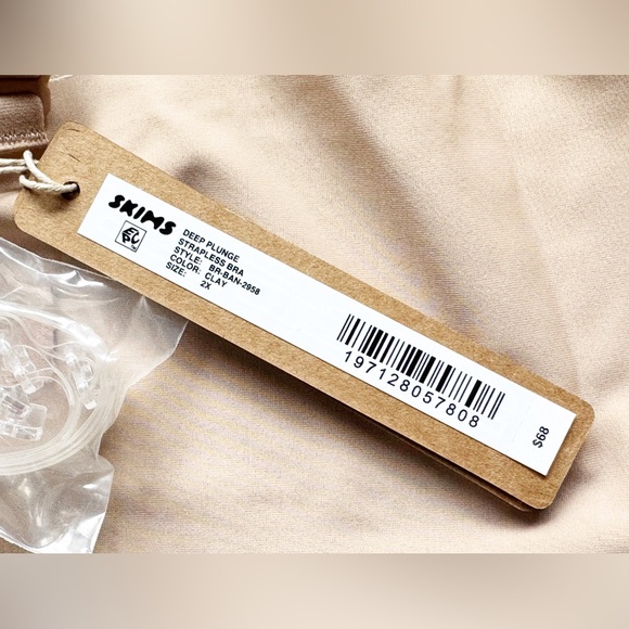 NWT Skims Deep Plunge Strapless Bra - Picture 11 of 11